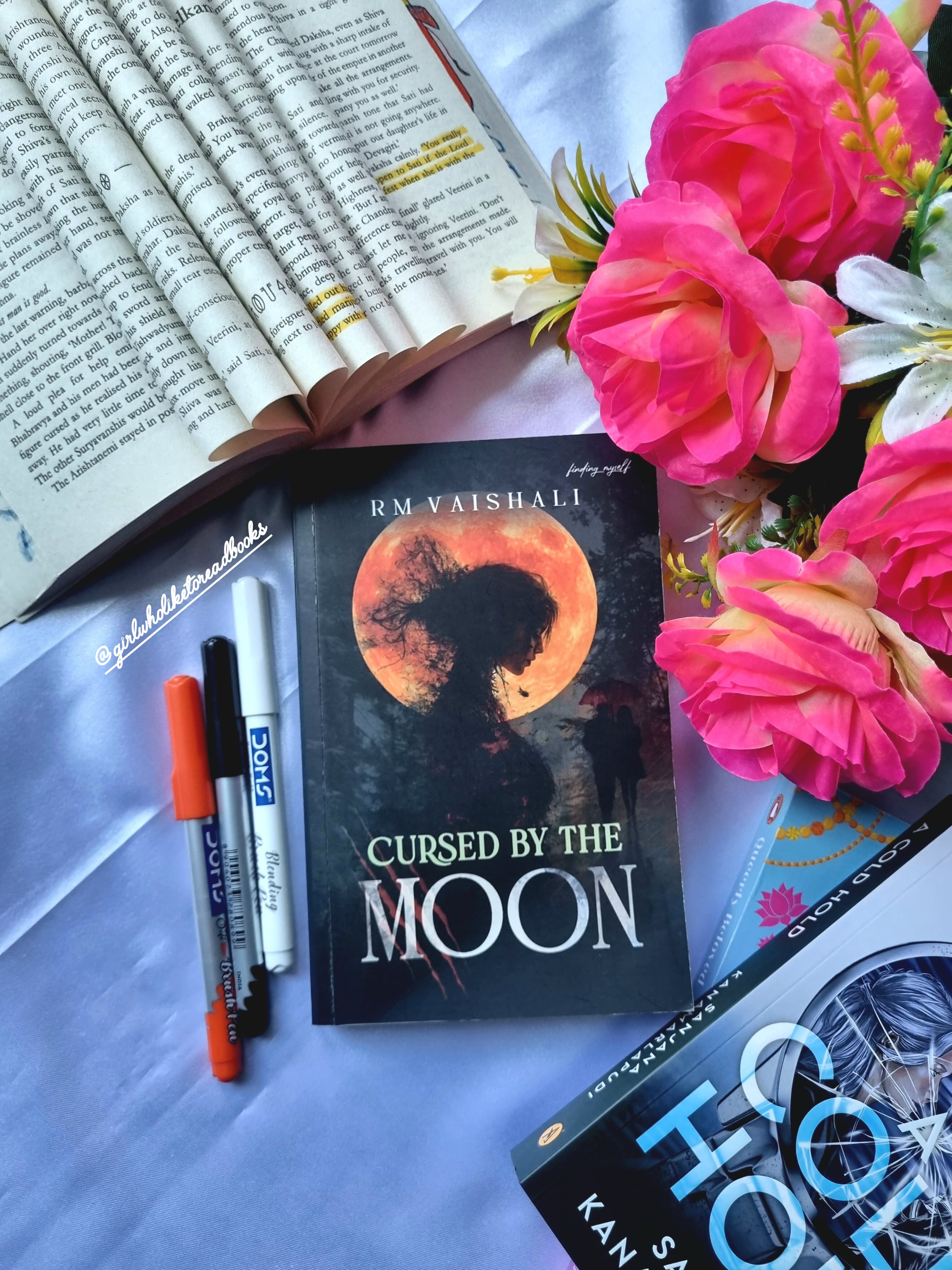 Cover of CURSED BY THE MOON by VAISHALI GODARA